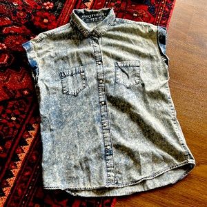 Gef - Acid Wash Button up shirt